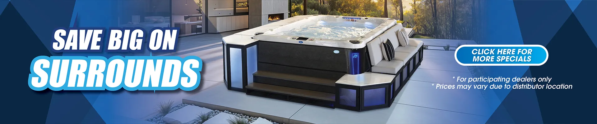 Calspas hot tub being used in a family setting - Whitefish