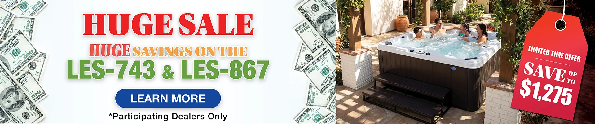 Calspas hot tub being used in a family setting - Whitefish